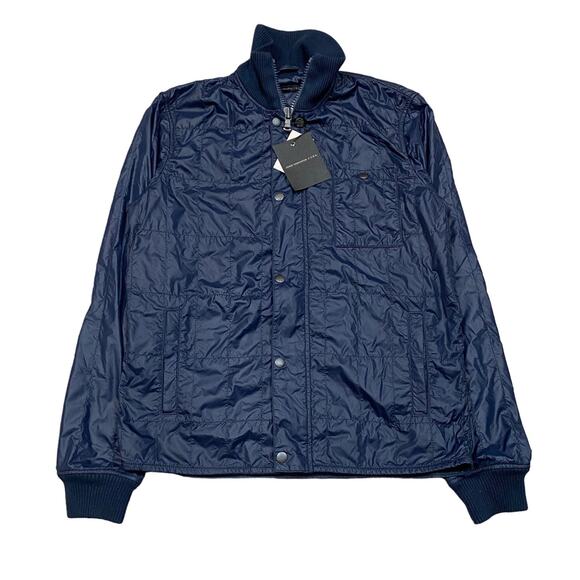 NWT John Varvatos Star USA Quilted Nylon Bomber Light Jacker Men's Small - Picture 1 of 11